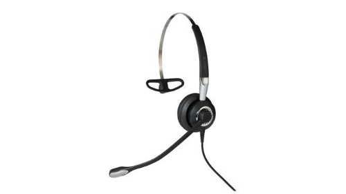 JABRA BIZ 2400 II QD MONO NC 3-IN-1 CUFFIE CON MICROFONO BRACCETTO FLEX MICRO 82 E-STD CAVO KEVLAR NERO